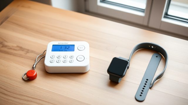 Johanniter Hausnotruf: Zubehör wie Funkfinger, Uhr und Armband